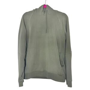 Lululemon City Sweat Pullover Hoodie French Terry Size Med Grey Sage